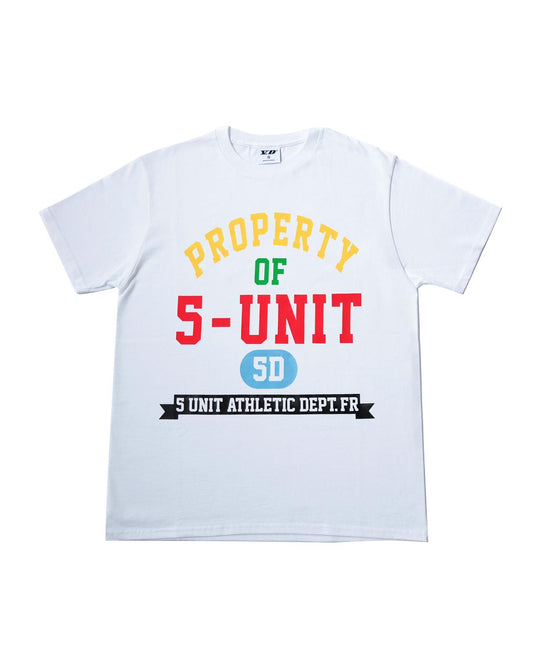 5-UNIT TEE - WHITE