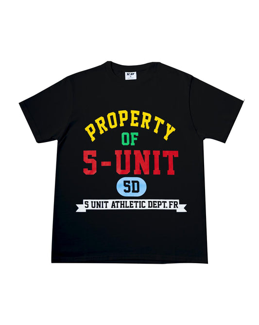 5-UNIT TEE - BLACK